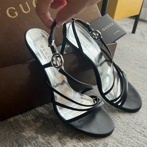 GORGEOUS GUCCI STRAPPY HEELS size 36.5